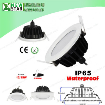 3.5 inch 12W Round IP65 waterproof LED Downlights, Bathroom ceiling LED light